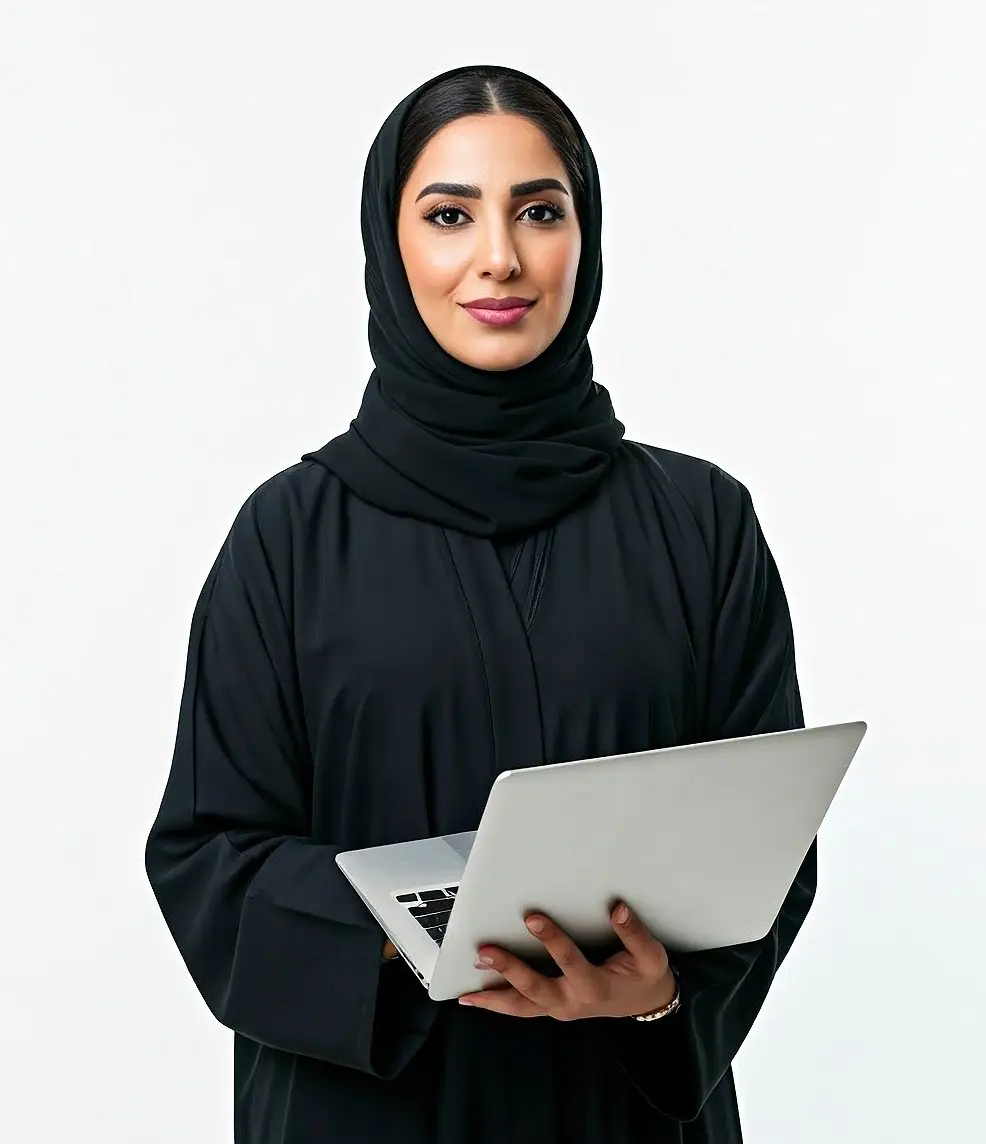 Request a Demo Lady